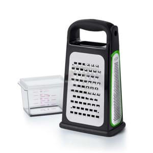 Oxo Goodgrips Etched Box Grater With Removable Zester